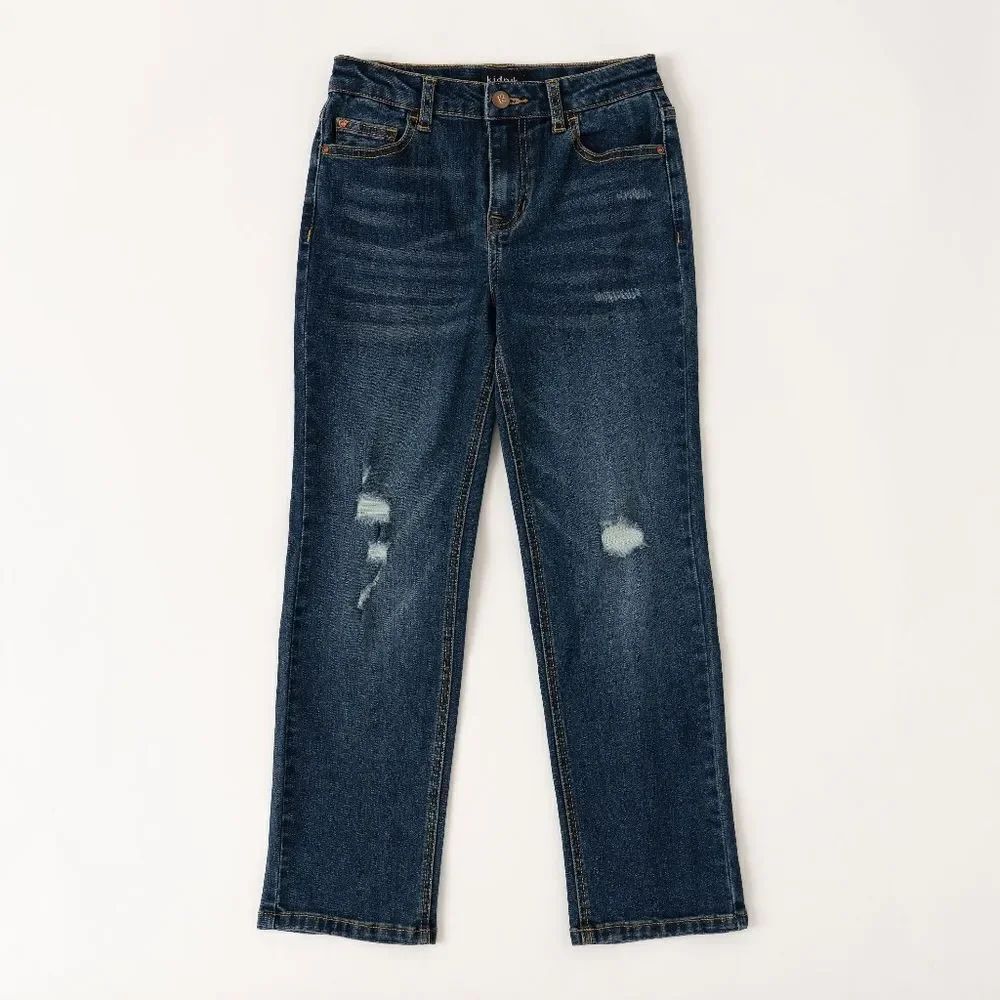 Kidpik Boys Distressed Relaxed Fit Jean Declan Wash Size 8